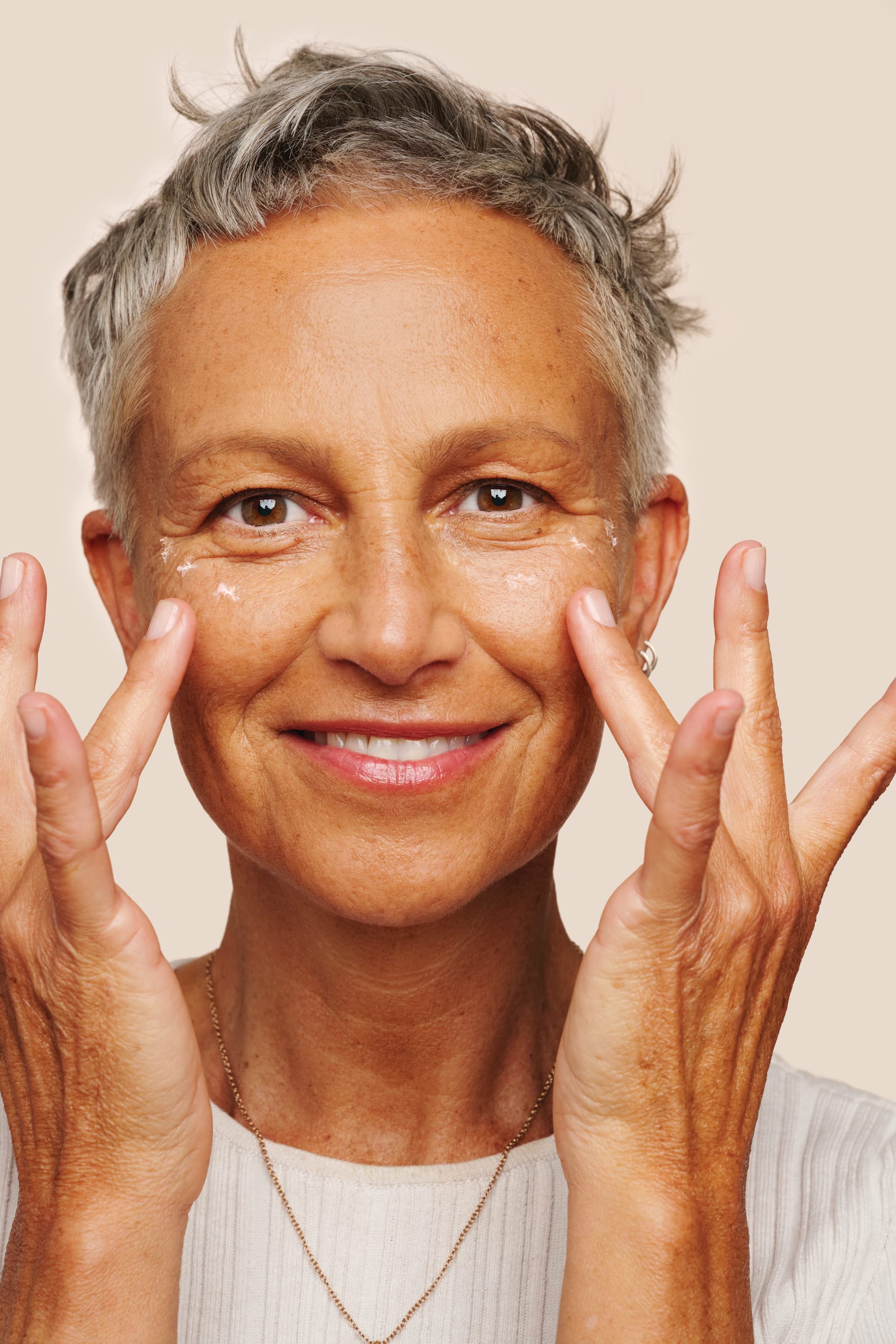 Eye Cream Application