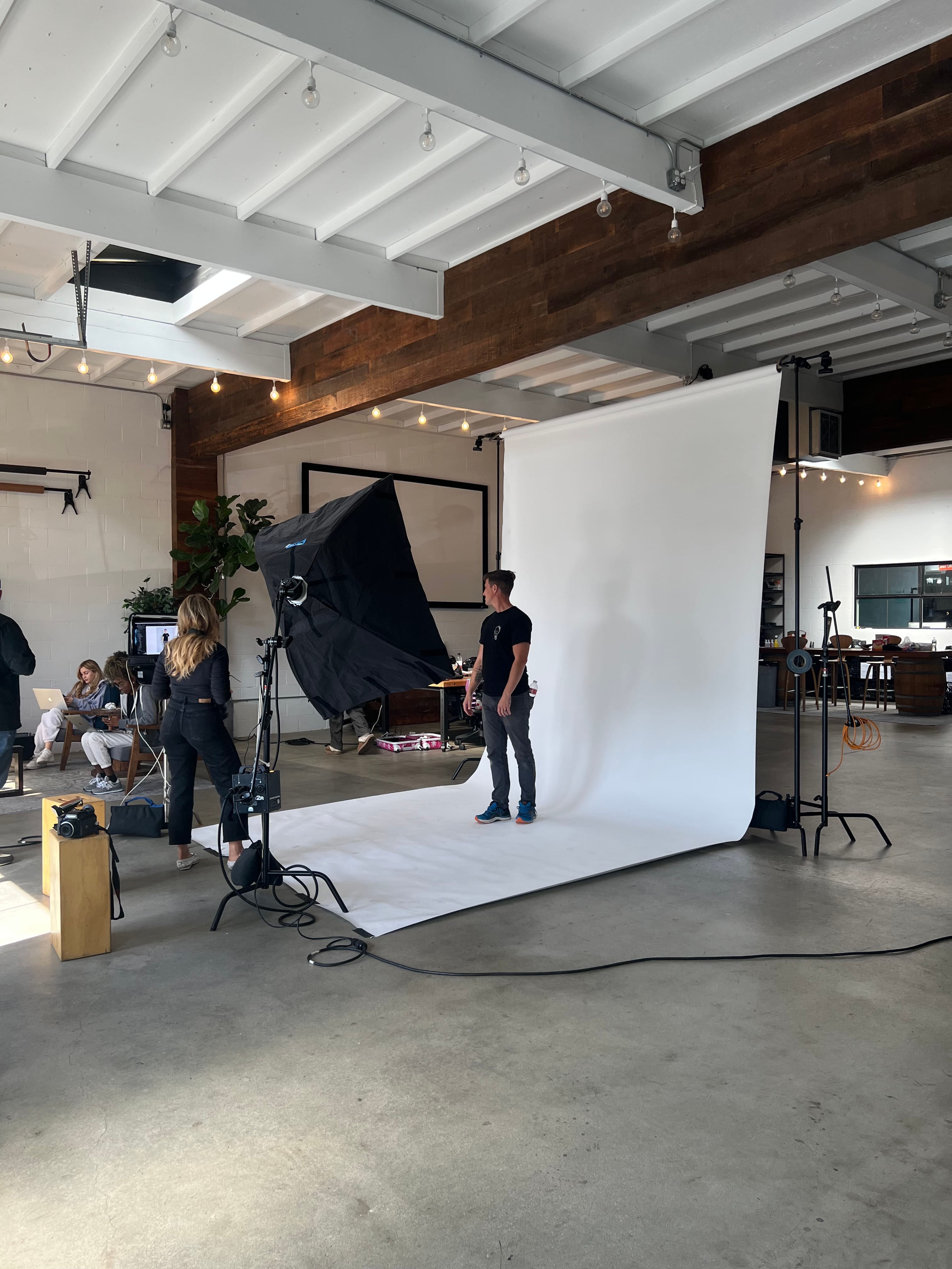 Studio test setup